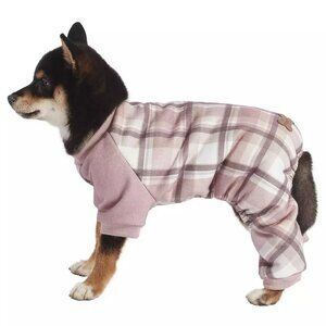 Koolaburra by UGG Jayla Dog Pajama XL Pink Plaid Fleece NWT